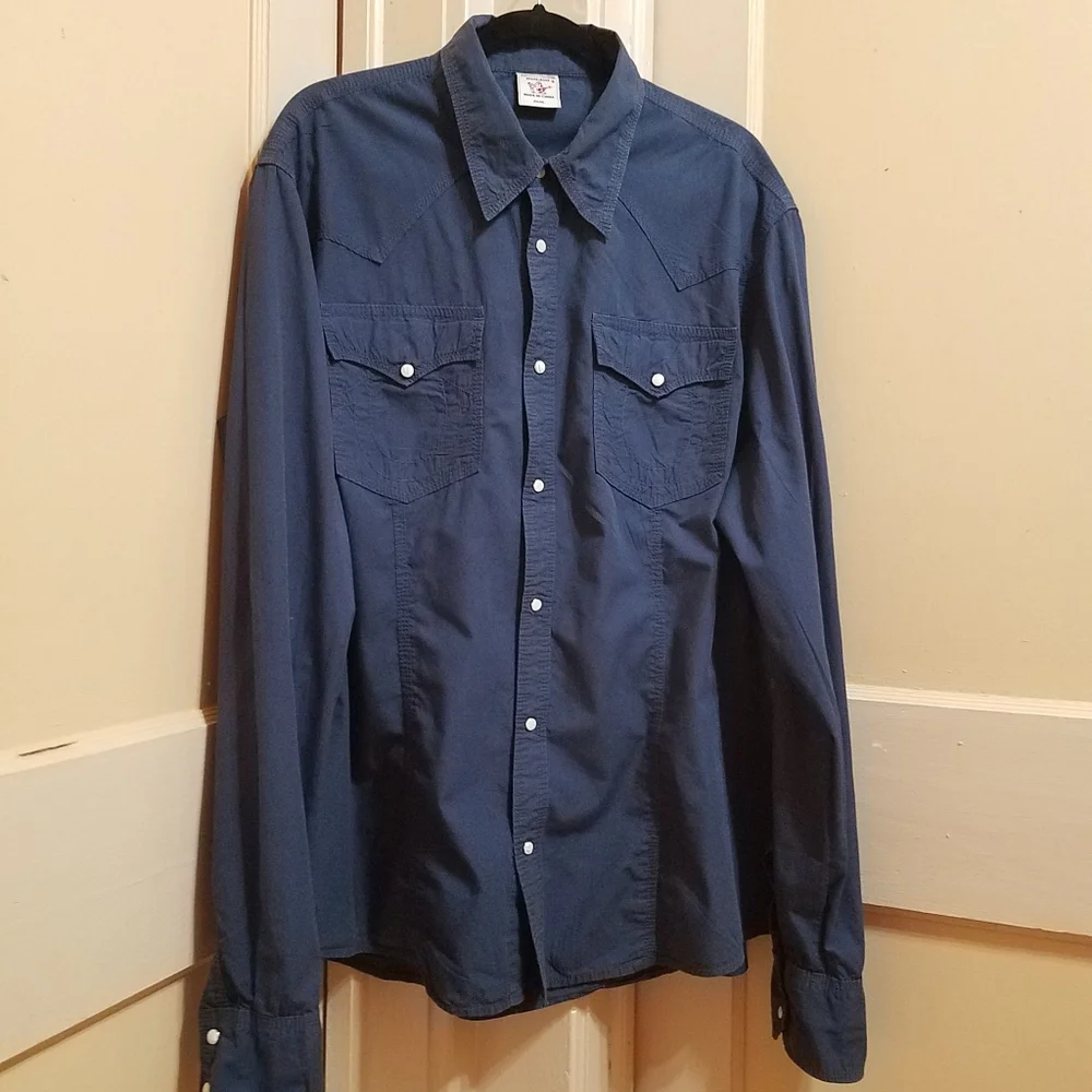 True Religion Western Long Sleeve Top Men's XXXL